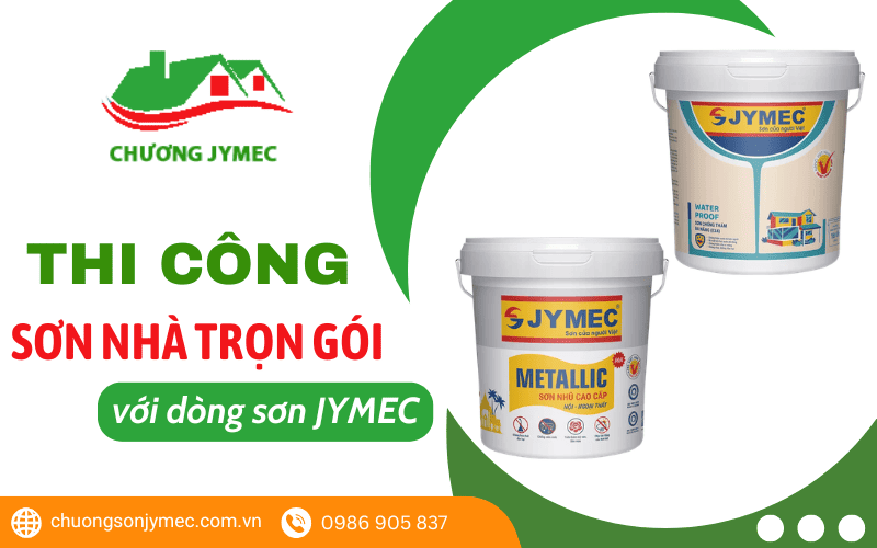 thi công sơn nhà trọn gói